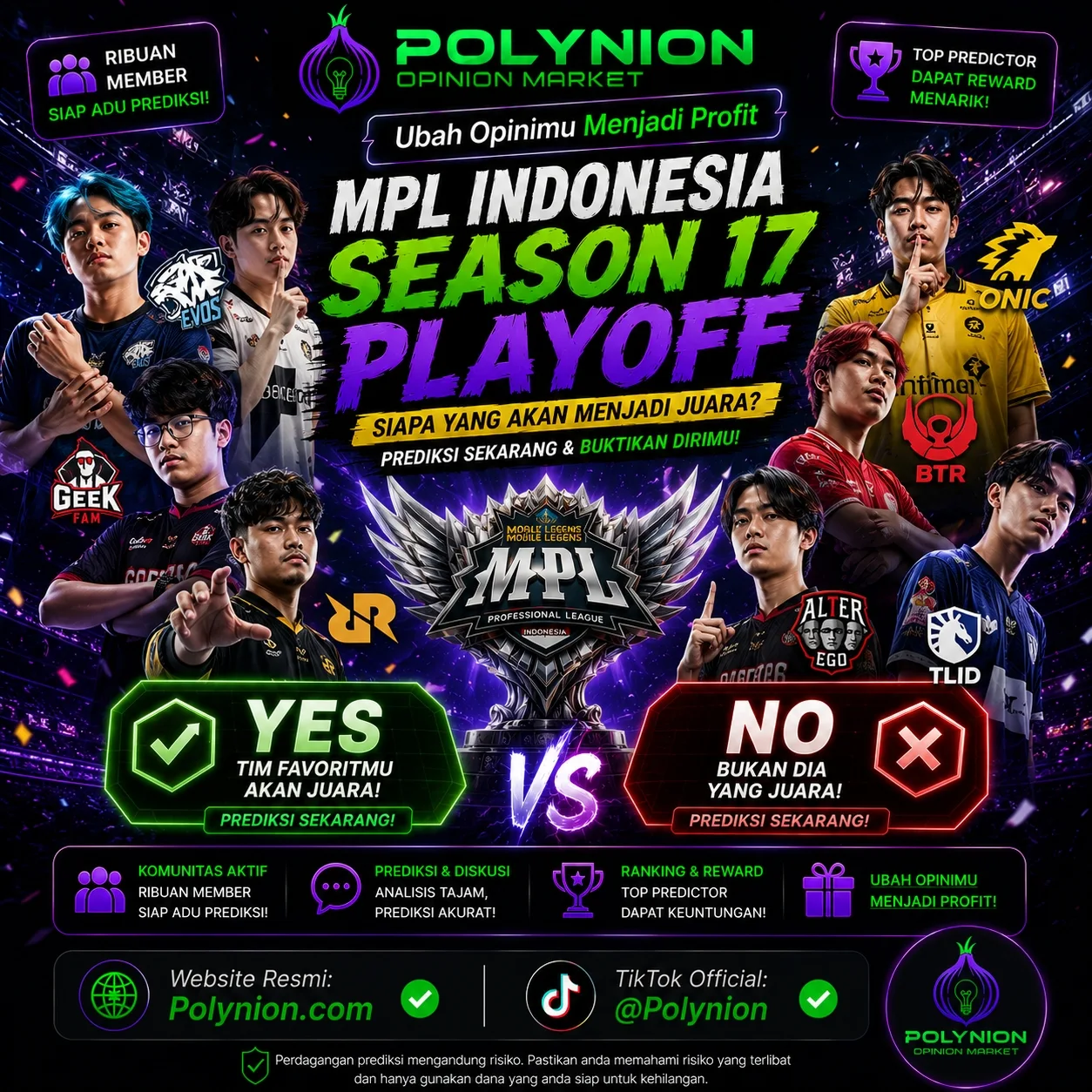 Galeri pratinjau visual polynion build APK resmi terbaru